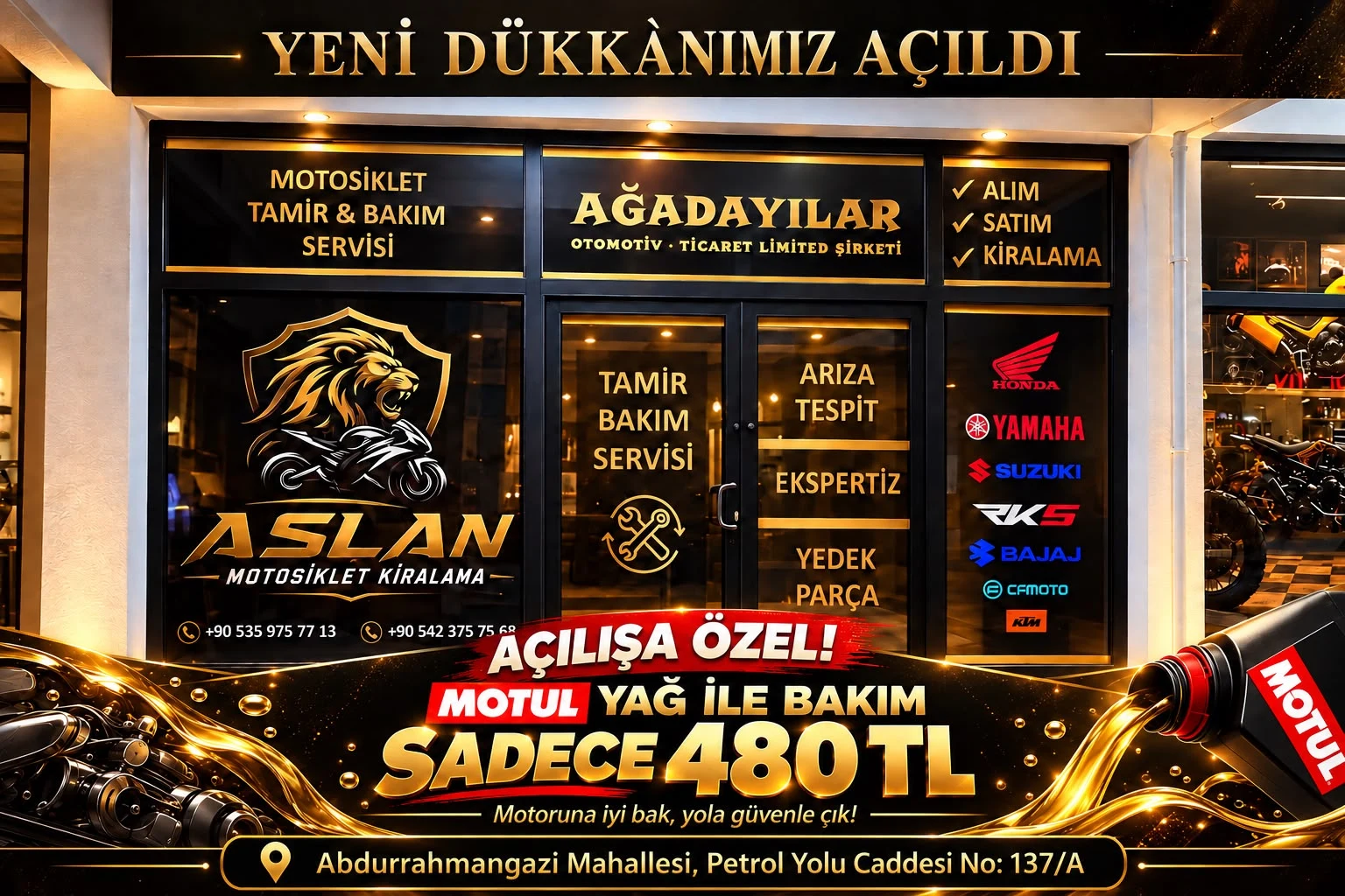 Aslan Motor Kiralama